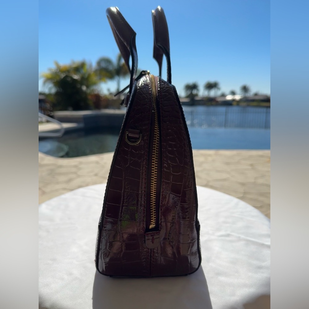 Kate Spade Croc-Embossed Satchel - Picture 3 of 13